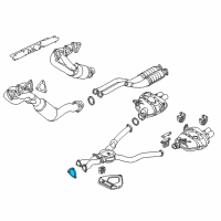 OEM 2002 BMW M3 Exhaust Flat Gasket Diagram - 18-30-7-830-674