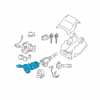 OEM Lexus RX400h Switch Assembly, HEADLAMP Diagram - 84140-07141