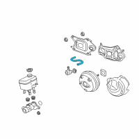 OEM 2008 Dodge Nitro Hose-Brake Booster Vacuum Diagram - 52109928AE