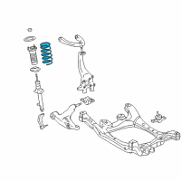 OEM 2007 Lexus IS350 Spring, Coil, Front Diagram - 48131-53241