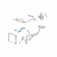 OEM Cadillac STS Upper Hose Diagram - 89025030