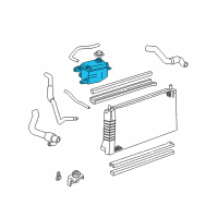 OEM Mercury Sable Coolant Reservoir Diagram - 3F1Z8A080CA