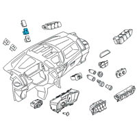 OEM 2015 Ford Transit-150 Defroster Switch Diagram - BK2Z-18C621-A