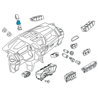OEM Ford Transit-250 Defroster Switch Diagram - BK2Z-18C621-A