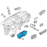 OEM 2015 Ford Transit-250 Cluster Diagram - CK4Z-10849-P
