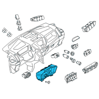 OEM 2017 Ford Transit-150 Cluster Diagram - HK4Z-10849-M