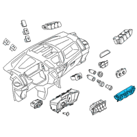 OEM 2021 Ford Transit-250 Dash Control Unit Diagram - KK2Z-19980-K