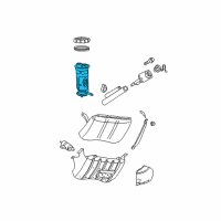 OEM 2003 Jeep Grand Cherokee MODUL Kit-Fuel PUMP/LEVEL Unit Diagram - 5018056AD