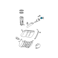 OEM 1999 Dodge Ram 2500 Van Cap-Fuel Filler Diagram - 4682674