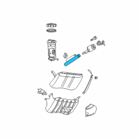 OEM Jeep Grand Cherokee Hose-Fuel Filler Diagram - 52100072AC