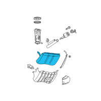 OEM Jeep Fuel Tank Diagram - 52100427AH