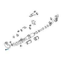 OEM 2017 Ford F-250 Super Duty Catalytic Converter Bolt Diagram - -W718005-S900