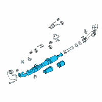 OEM 2020 Ford F-250 Super Duty Diesel Particulate Filter Diagram - LC3Z-5H270-G