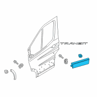 OEM Ford Transit-250 Side Molding Diagram - BK3Z-6120938-AB