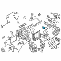 OEM 2018 Infiniti Q70 Air Intake Box, Sub Actuator Diagram - 27733-1MA0A