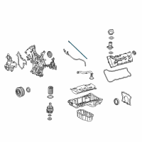 OEM 2008 Lexus LX570 Gage Sub-Assy, Oil Level Diagram - 15301-0S020