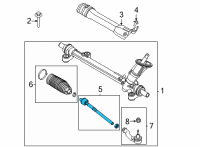 OEM 2022 Ford Maverick ROD ASY - SPINDLE CONNECTING Diagram - LX6Z-3280-B