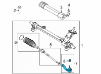 OEM Ford Maverick ROD - TIE Diagram - LX6Z-3A130-A