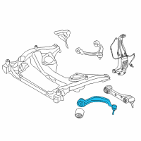 OEM 2014 BMW ActiveHybrid 7 Mount Tension Strut, Left Diagram - 31-12-6-775-959