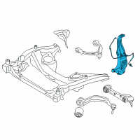 OEM 2012 BMW 535i GT xDrive Left Carrier Diagram - 31-21-6-775-767