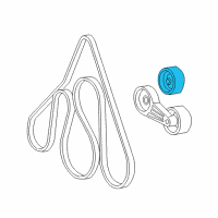 OEM 2006 Ford F-250 Super Duty Idler Pulley Diagram - 3C3Z-8678-DA