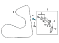 OEM Honda Civic Bolt, Socket (10X59) Diagram - 90001-R1A-A00