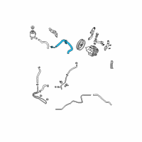 OEM 2007 Nissan Quest Hose And Tube Assembly Diagram - 49720-CK000