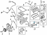 OEM 2020 Ford F-150 Inlet Pipe Gasket Diagram - 4S7Z-9E936-A