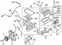 OEM 2021 Ford F-150 Inlet Pipe Gasket Diagram - 4S7Z-9E936-A