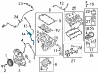 OEM 2020 Ford F-150 Guide Tube Diagram - JL3Z-6754-B