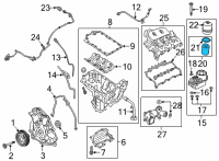 OEM 2021 Ford F-150 Filter Element Diagram - JL3Z-6731-A