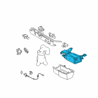 OEM Lexus Canister Assy, Charcoal Diagram - 77740-48041