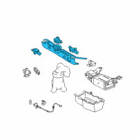 OEM 1999 Lexus RX300 Valve Set, Emission Control Diagram - 25701-20140