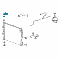 OEM Cadillac XT4 Mount Bracket Diagram - 84787236