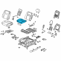 OEM 2005 Acura TSX Pad, Left Front Diagram - 81537-SEA-J41