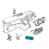 OEM 2017 Chevrolet Caprice Headlamp Switch Diagram - 92292688