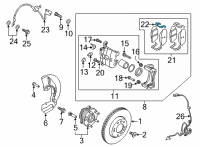 OEM 2022 Hyundai Tucson SPRING-PAD Diagram - 58144-N9100
