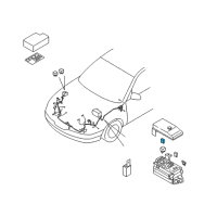 OEM 2007 Kia Amanti Relay-Power Diagram - 9522038000