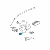 OEM Pontiac Torrent Sensor Asm-Inflator Restraint Side Imp Diagram - 10373059