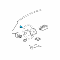 OEM 2006 Pontiac Torrent Front Sensor Diagram - 15860055