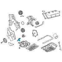 OEM 1997 Chrysler Concorde TENSIONER-Belt Diagram - 4573347