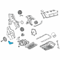 OEM 2002 Dodge Intrepid Cover-CRANKSHAFT SPROCKET Diagram - 4556546AC