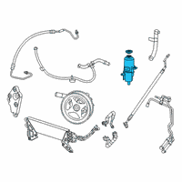 OEM Ram 3500 Reservoir-Power Steering Fluid Diagram - 68395974AA