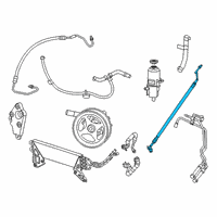 OEM 2021 Ram 3500 Hose-Power Steering Pressure Diagram - 68359760AC