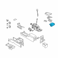 OEM 2013 Nissan Murano Cup Holder Assembly Diagram - 68430-1AA4A