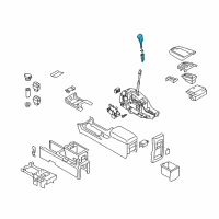 OEM 2012 Nissan Murano Knob Assy-Control Lever, Auto Diagram - 34910-1AA1B