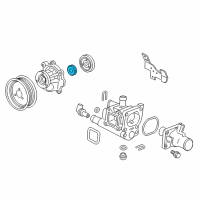 OEM 2016 Chevrolet Sonic Seal, Water Pump Drive Shaft Diagram - 24467359