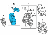 OEM 2022 Cadillac CT5 Side Cover Diagram - 84647480