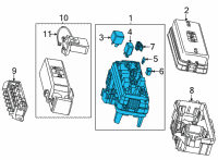 OEM 2022 Cadillac CT5 Fuse & Relay Box Diagram - 84873143