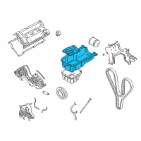 OEM Hyundai Tiburon Pan Assembly-Engine Oil, Upper Diagram - 21520-37102